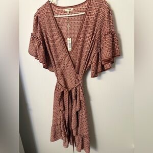 Max Studio wrap dress
22” chest 
39” long